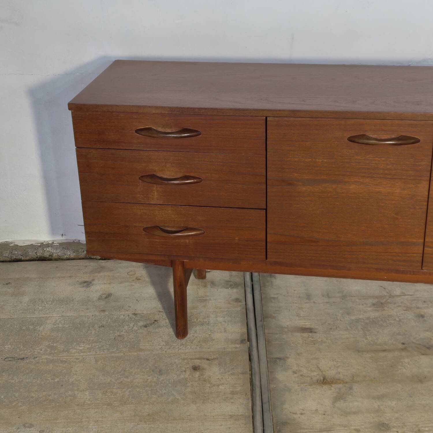 Vintage Scandinavian mid-century enfilade, 1960s.