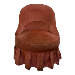 fauteuil crapaud velour