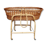 60s rattan basket