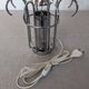 Modernist Space Age lamp in chrome metal from the 60s/70s