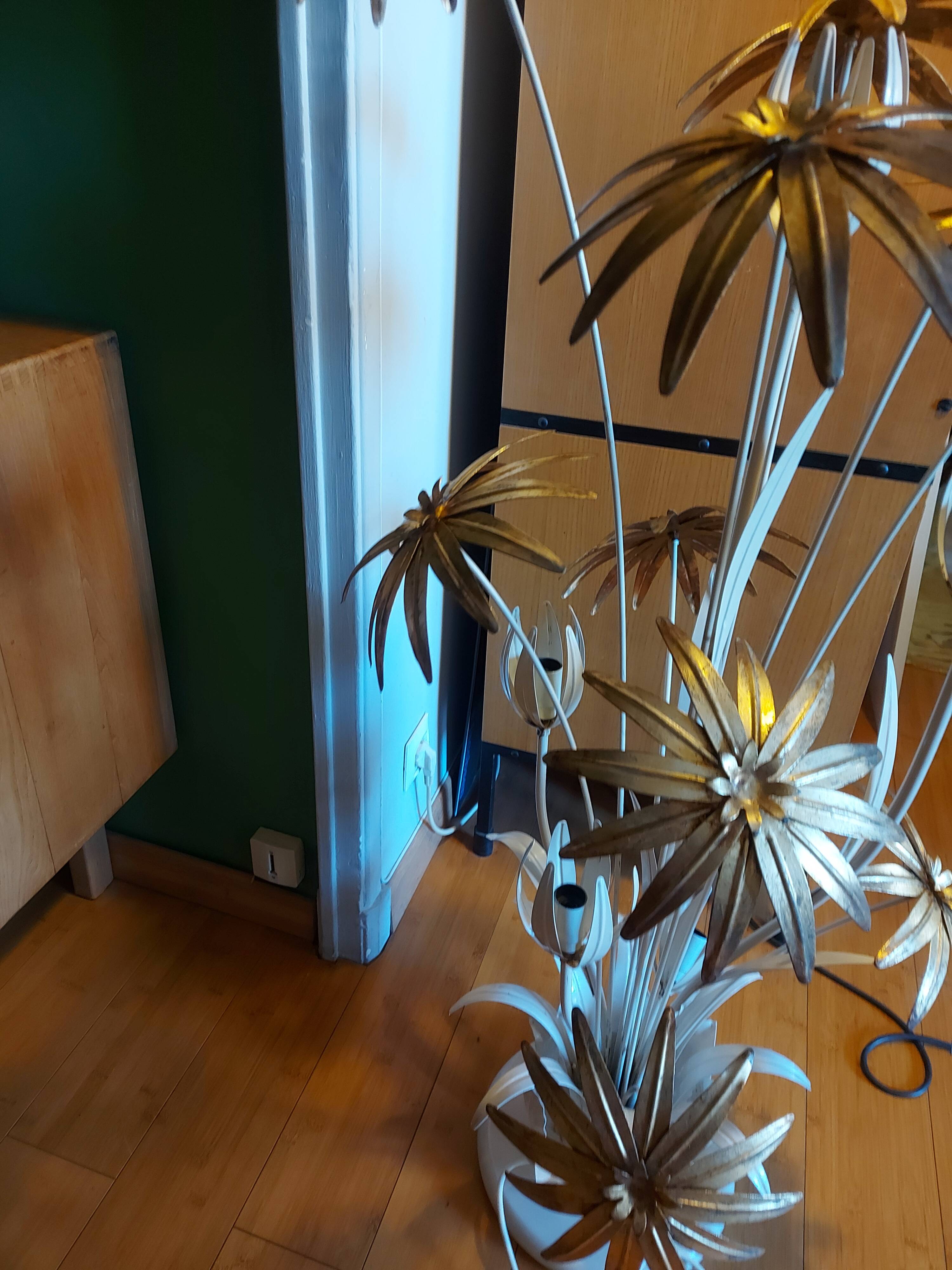 Flower floor lamp design 70'S , Hans Kögl