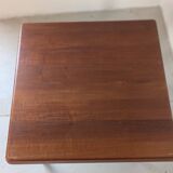 Square Danish coffee table by Niels Bach, in teak