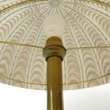 Lampe de bureau en lucite et laiton en forme de champignon du milieu du siècle par cosack