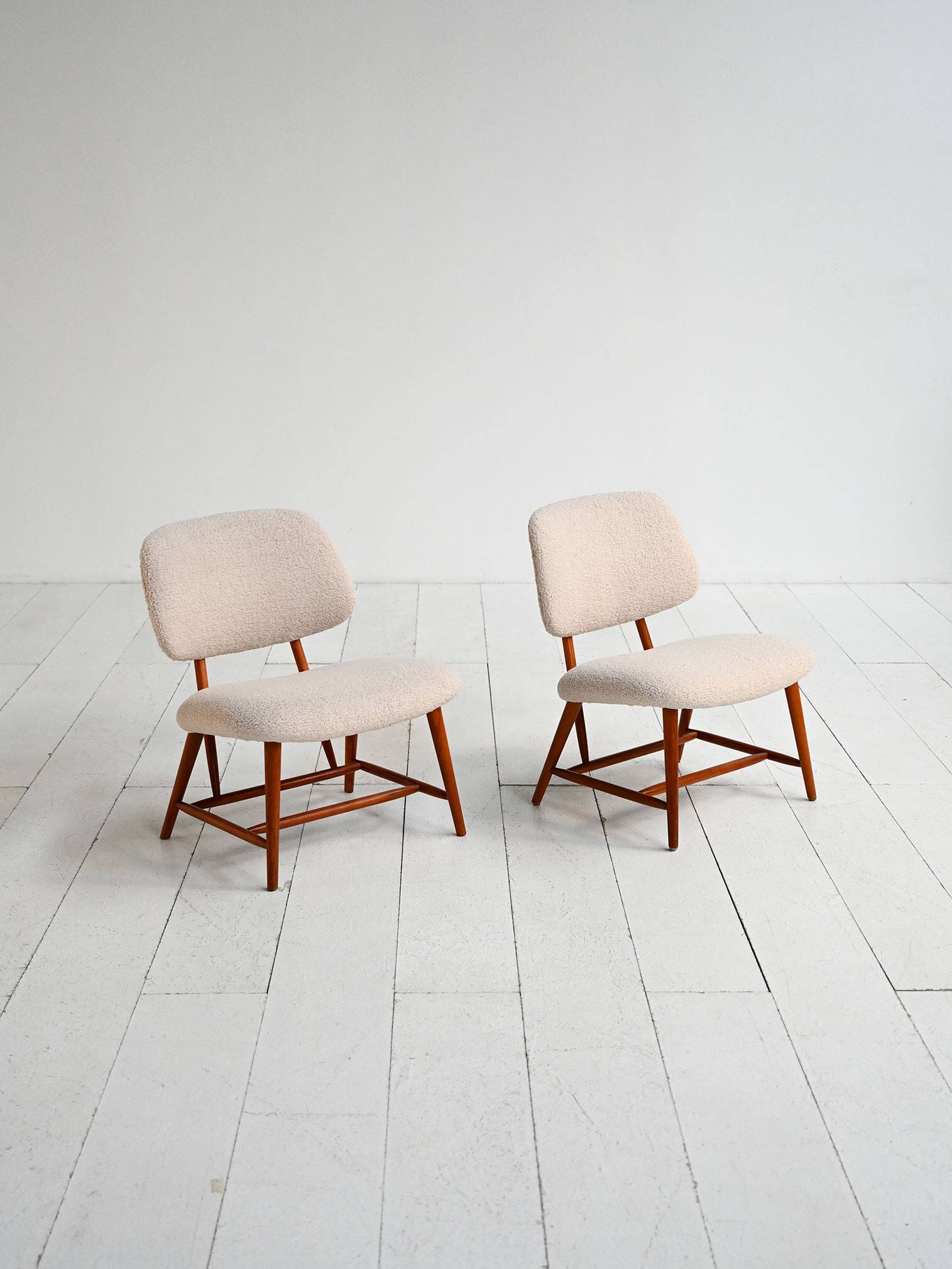 Pair of “Teve” chairs by Alf Svensson for Ljungs Industrier, Sweden 1950s