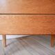 Scandinavian designer chest of drawers in blond oak Mid-Century Circa 1950