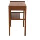Scandinavian bedside table in mahogany, Sweden, 1950.