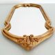 Gold leaf gilded wooden mirror