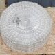 Pair of vintage Erco diamond-tipped glass ceiling lights from the 60s Diameter 35cm