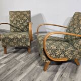 Set of Vintage Armchairs by Jindrich Halabala