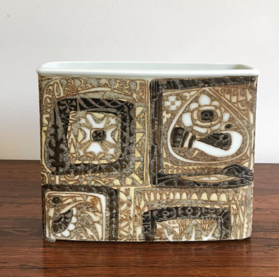 Ceramic vases by Nils Thorsson for Royal Copenhagen Denmark 1960s