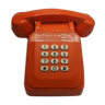 Vintage bakelite orange phone