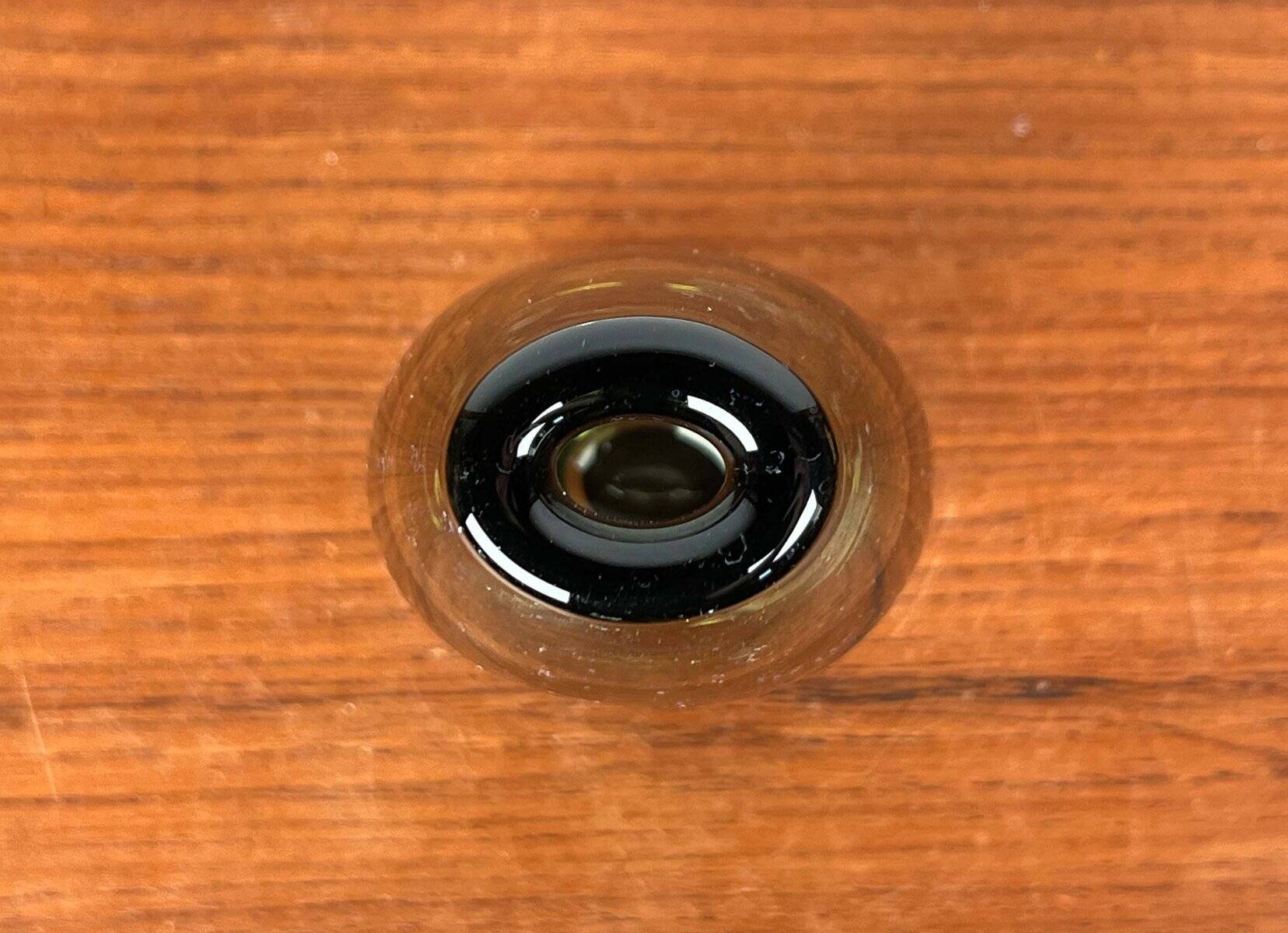 Danish glass vase in mid-century style by Per Lütken for Holmegaard, 1960s.