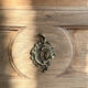 Raw oak chest of drawers in Louis XV style – 3 drawers