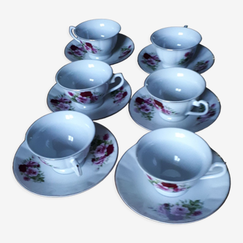 Set of 6 coffee cups