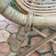 Paire de fauteuils en rotin vintage