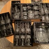 Set of crystal glasses