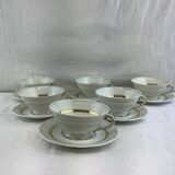 Royal Limoges Porcelain Cups & Saucers