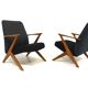 Set of 2 armchairs, Bengt Ruda, Nordiska Kompaniet, Sweden, 1950.