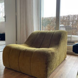 Chromatic armchair by Kwok Hoï Chan for Steiner - khaki fabric