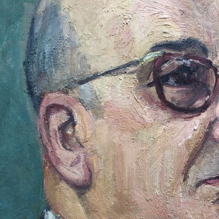 Painting "The Man with Glasses"