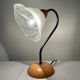 Vintage lamp from the 80s in wood and metal
