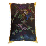 Coussin  vintage brodé main