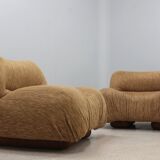 Pair of armchairs by Giuseppe Rossi di Albizzate, 1970s