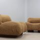 Pair of armchairs by Giuseppe Rossi di Albizzate, 1970s