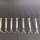 WMF, eight silver-plated knife rests, palmette decoration 1880