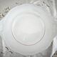 Porcelain mignardise dish with ear handles, double gold line manufacture.