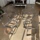 Suite de 6 chaises Cidue Italie 1970