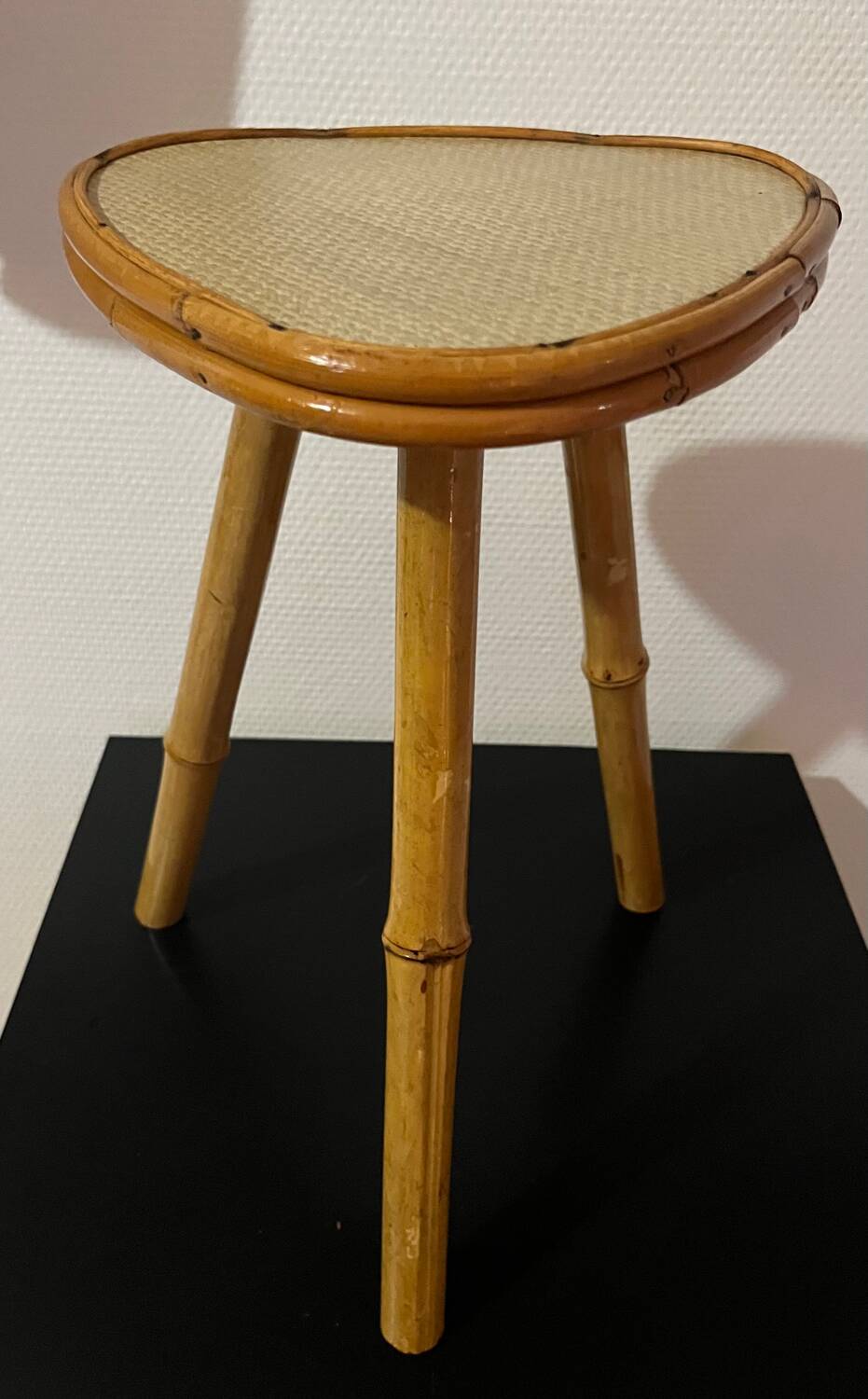 Bamboo plant holder from the 70s