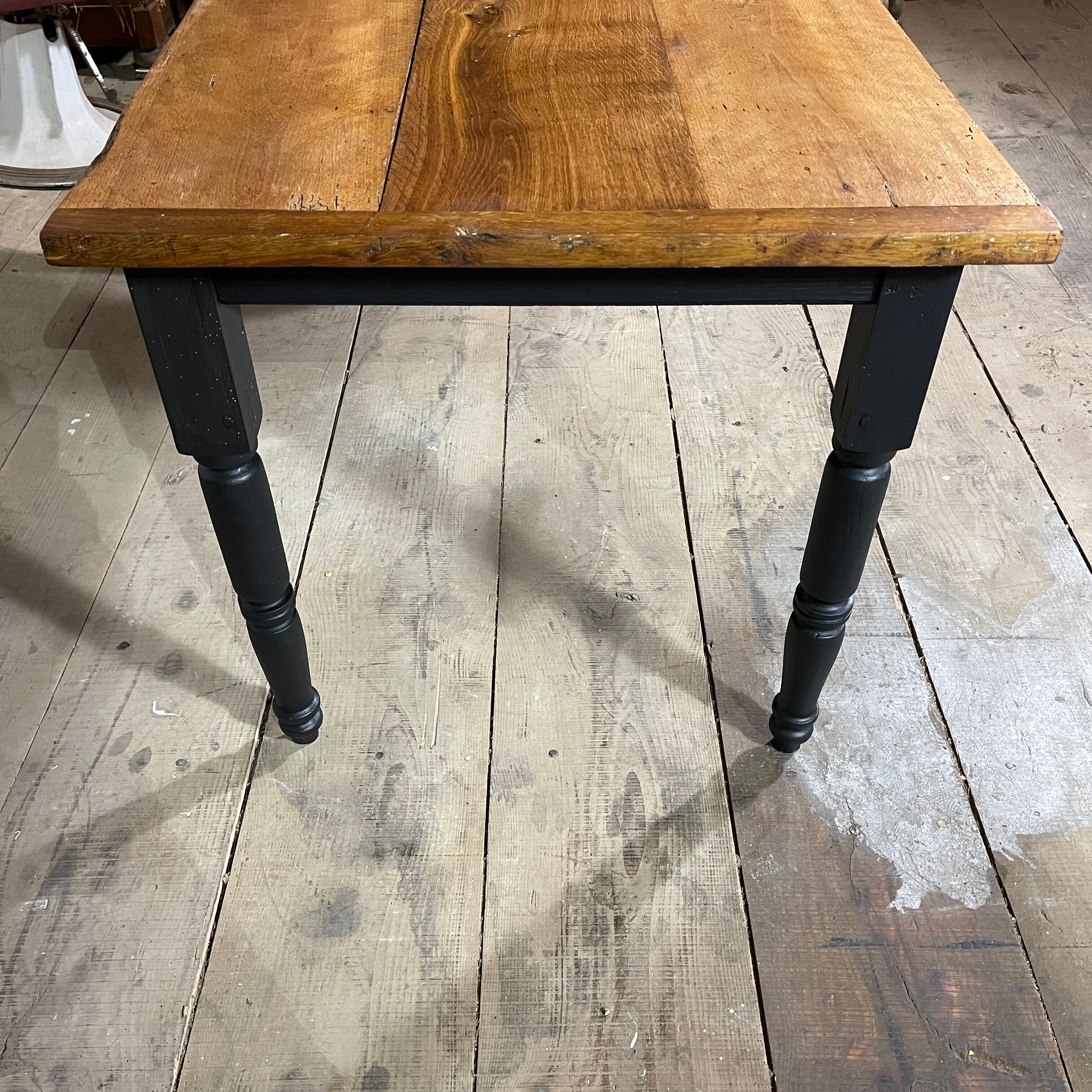 Oak farmhouse table