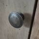 Small solid wood jam jar holder