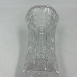 Antique cut Bohemian crystal vase