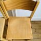 3 chaises scandinaves vintage en hêtre