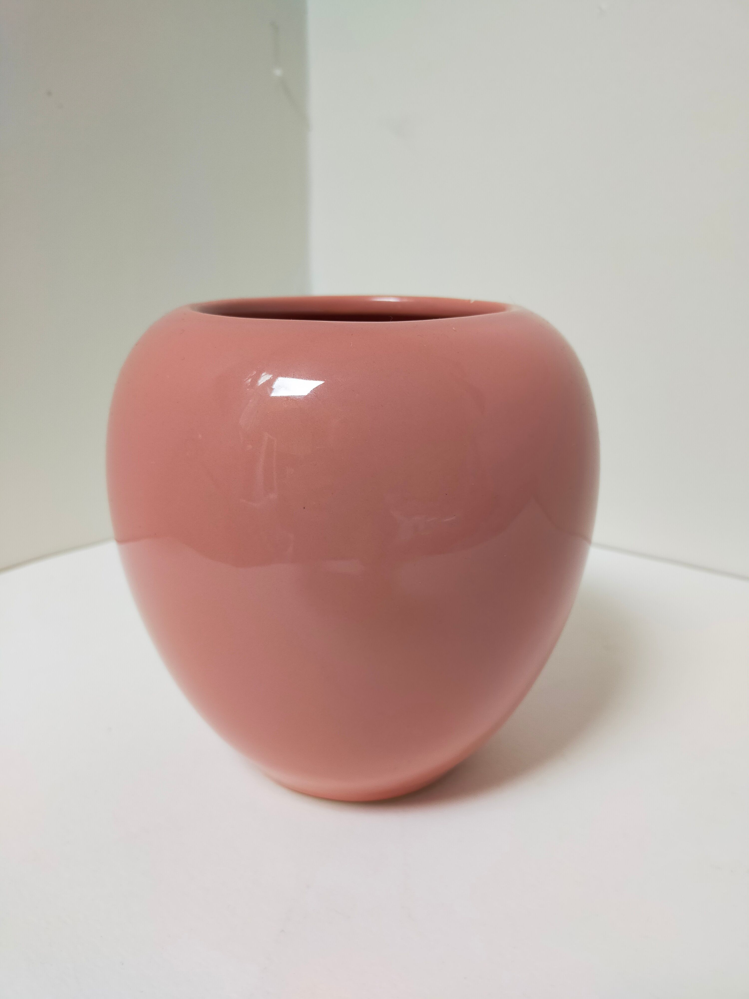 Pink ceramic vase