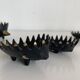 Vintage 1950 hedgehog ashtrays by Walter Bosse for Hertha Baller