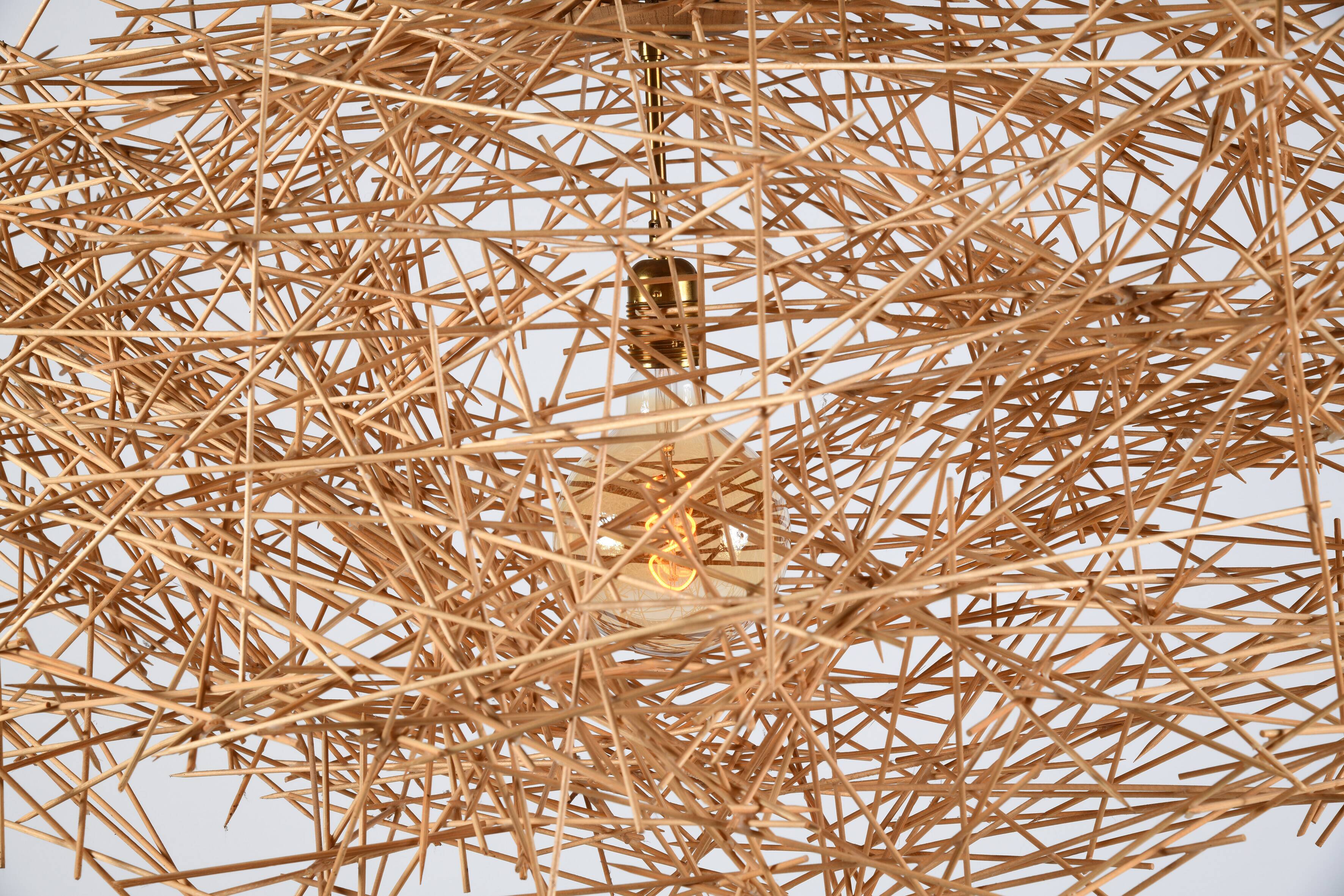 Luminaire sculptural contemporain