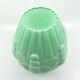2 Art Deco vases in green opaline • Circa 1920/30