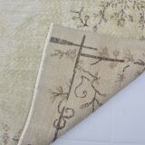 Turkish oushak vintage carpet sku 3158