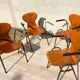 Lot de 4 Fauteuils/ Chaises Eromes Fourmi vintage