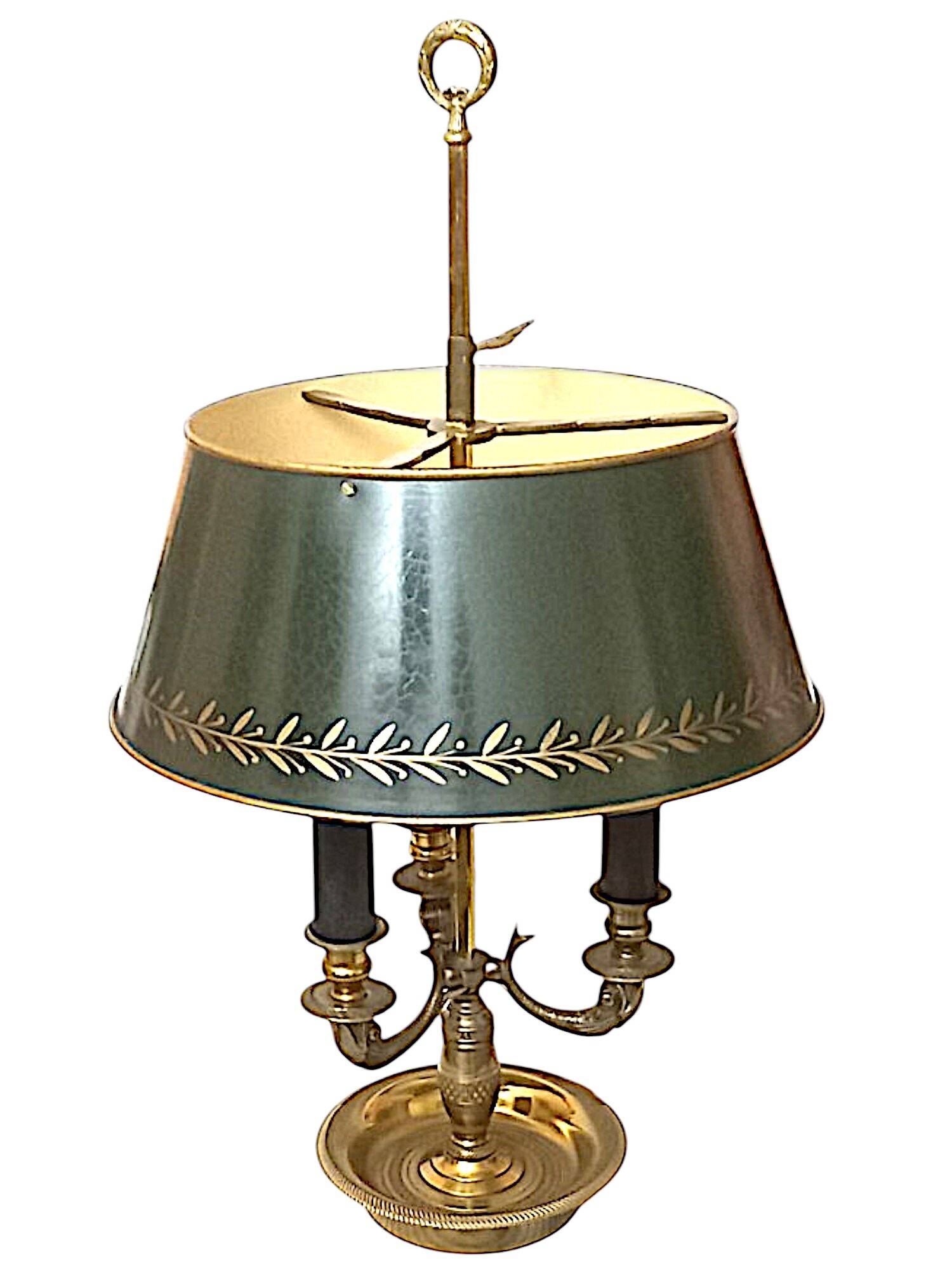 Empire bronze hot water bottle lamp