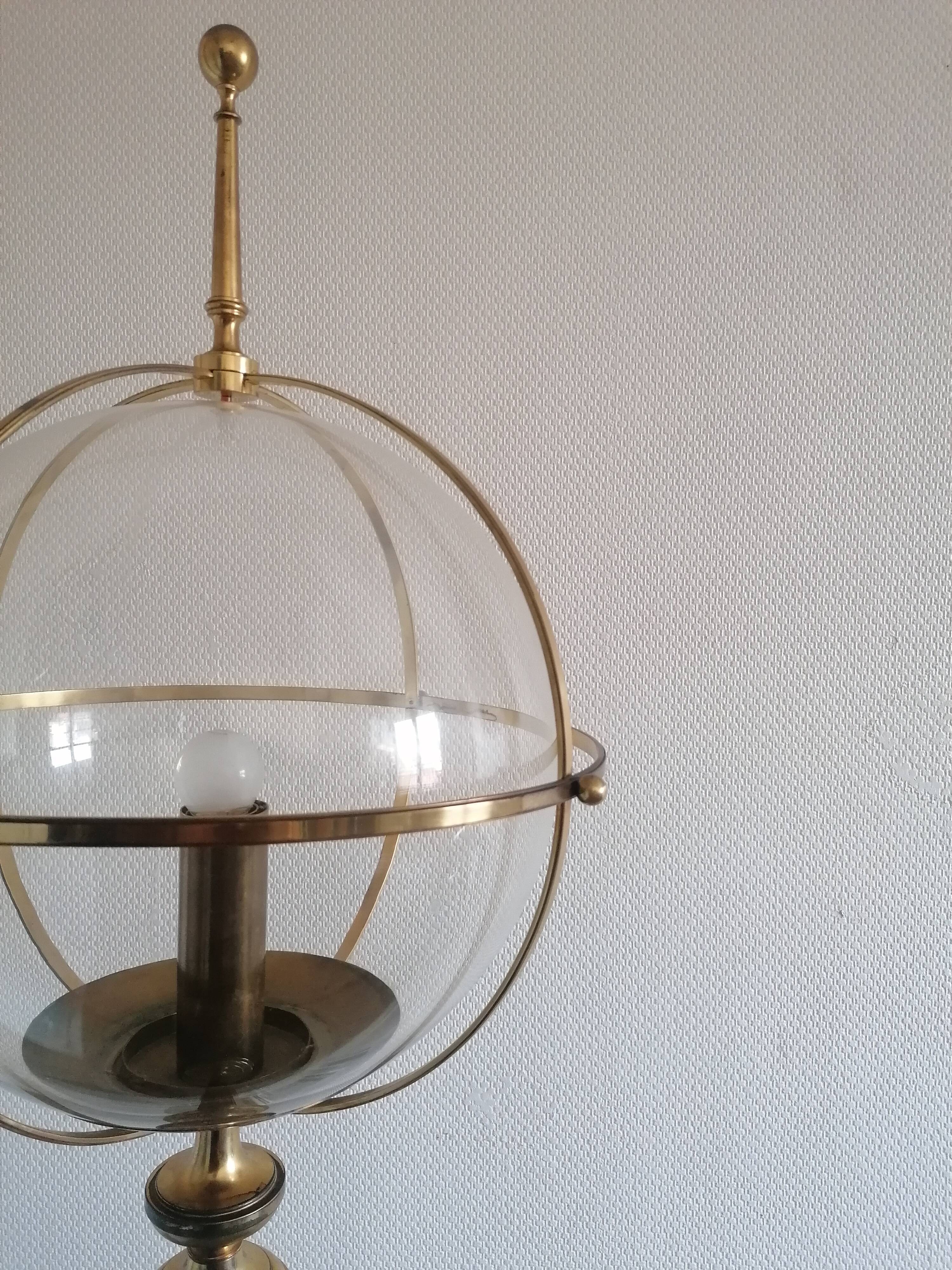 Astrolabe floor lamp year 70