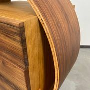 Oval wooden commode by Kreatippcci Studio