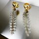 Pair of "Leaf" wall sconces by Murano Mazzega Italy, 1970s