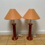 Paire de lampes Kostka