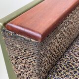 Pair of 1950s Lounge Chairs with Teak Arms