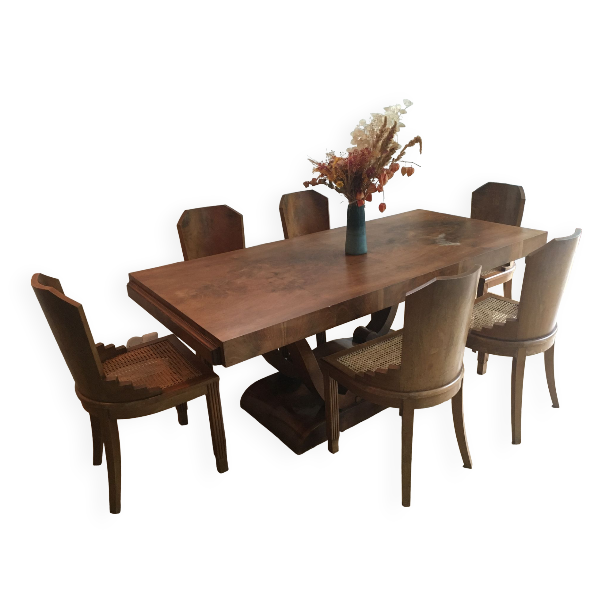 Vintage art deco table & chairs