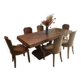 Vintage art deco table & chairs